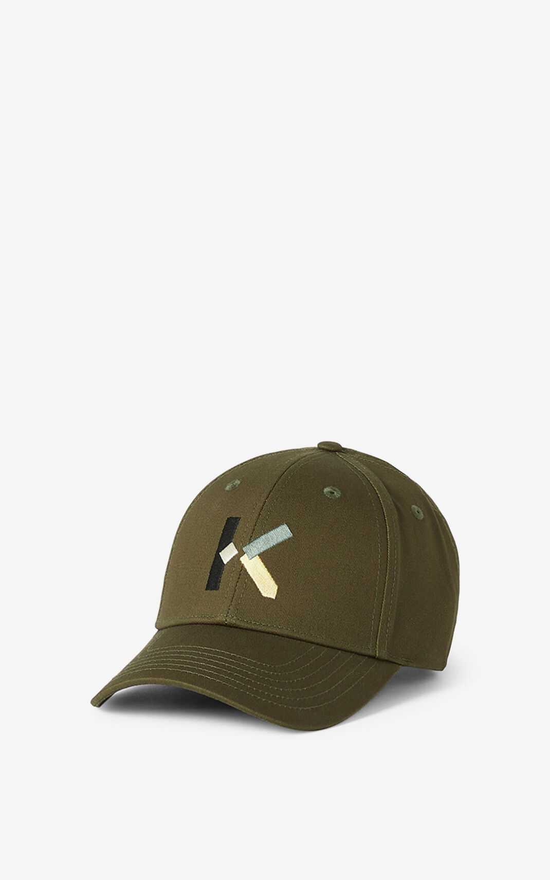 Casquette Kenzo Femme K Kaki Foncé WZHXG-2657